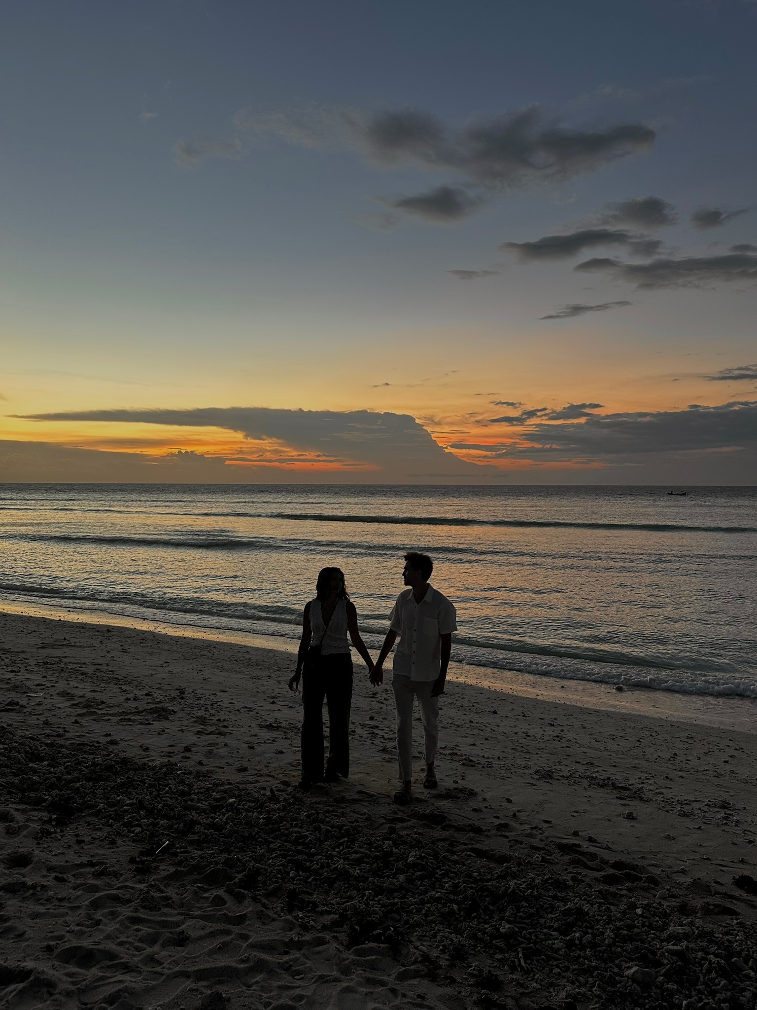 En las Islas Gili, durante el viaje a Indonesia